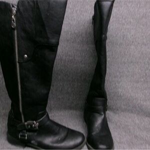 Source Unknown Black Over the Knee Boots
